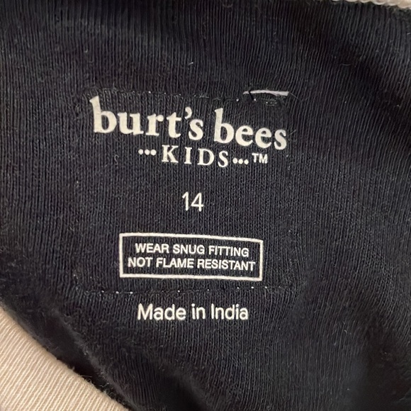 Burt’s Bees Kids 100% Organic Cotton Comfort Fit Size 14 - Picture 4 of 7